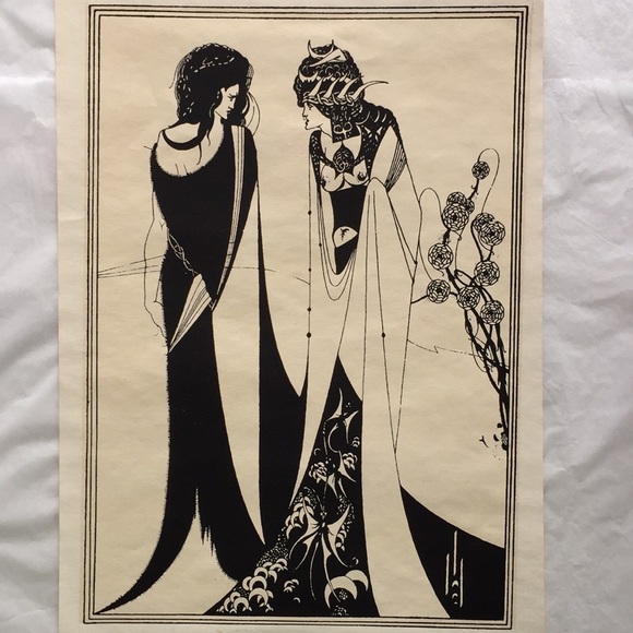 Aubrey Beardsley Other - Vintage "Salome with Herodias" - Aubrey Beardsley